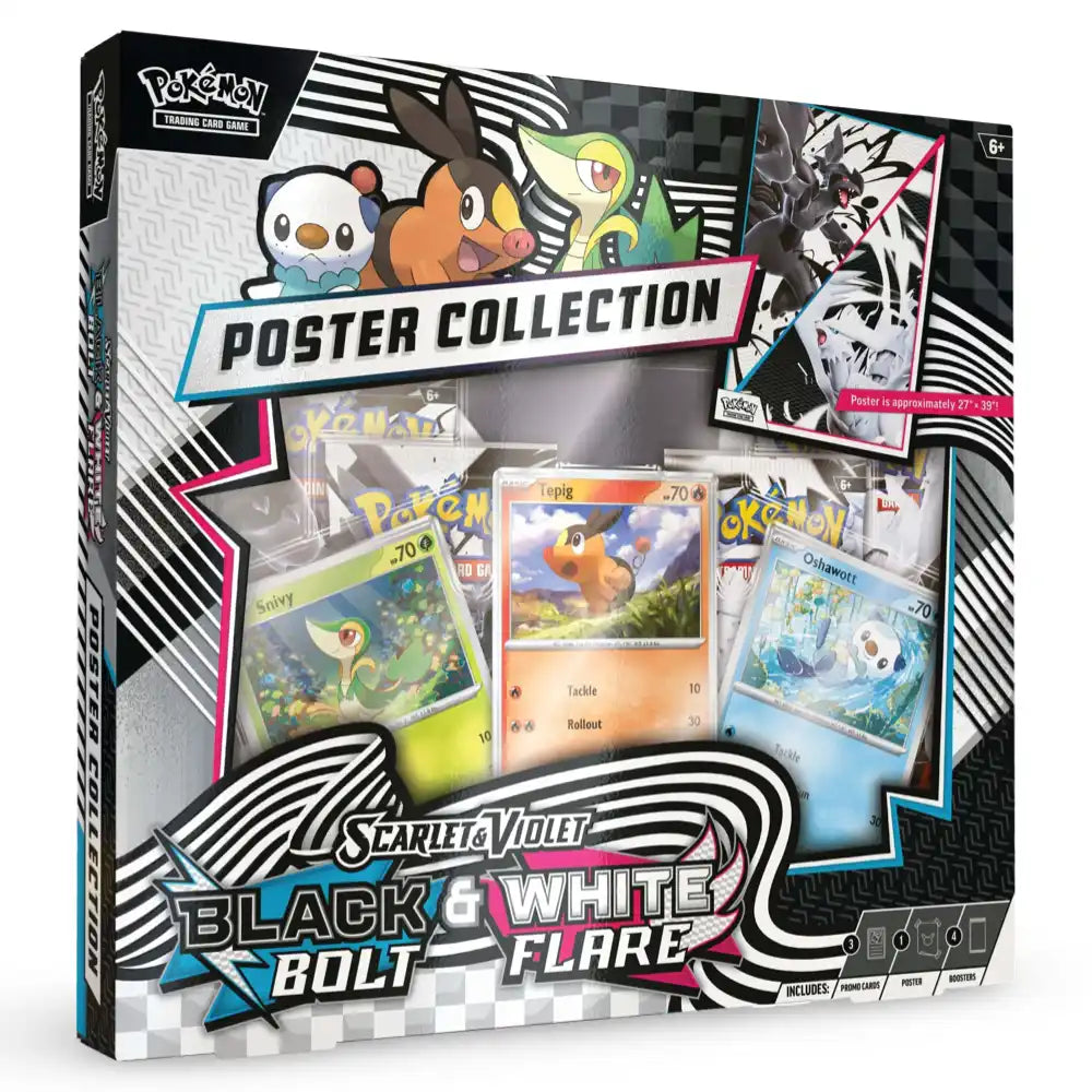 Pokemon Unova Poster Collection Black Bolt & White Flare – Box Vorderseite – bei CardsRfun