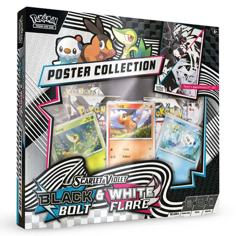 Pokemon Unova Poster Collection Black Bolt & White Flare – Box Vorderseite – bei CardsRfun