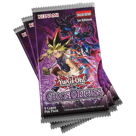 Yu-Gi-Oh! Chaos Origins Booster Packs 1st Edition fächerförmig – English Edition – bei CardsRfun