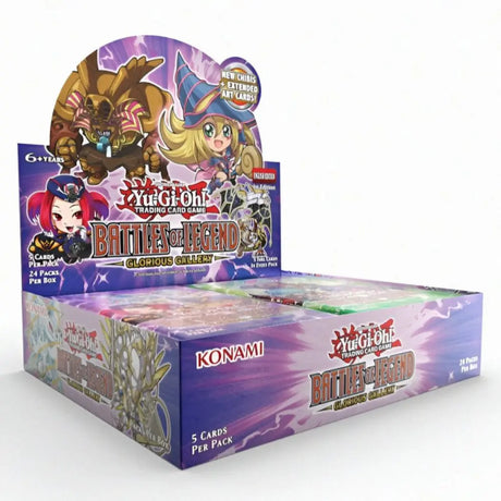 Yu-Gi-Oh! Battles of Legend Glorious Gallery Display 1st Edition – 24 Packs, 5 Karten je Pack, alle Foil – bei CardsRfun
