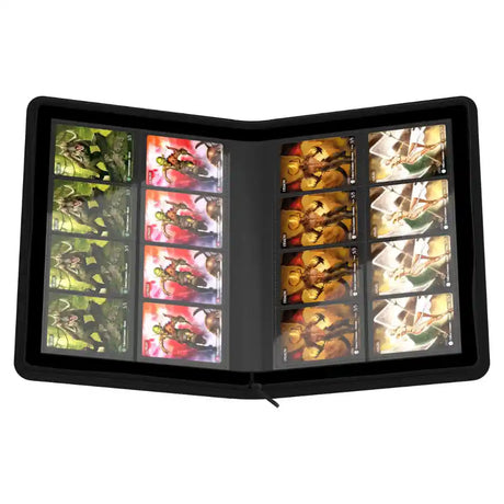 Ultimate Guard 8-Pocket ZipFolio XenoSkin Black CardsRfun