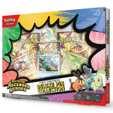 Pokemon Ascended Heroes First Partners Deluxe Pin Collection – Box frontal mit Ascended Heroes Branding
