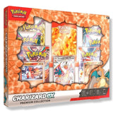 Pokemon Charizard ex Premium Collection Frontansicht mit 6 Boostern EN – bei CardsRfun