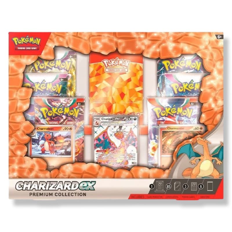 Pokemon Charizard ex Premium Collection Detailansicht Inhalt EN – bei CardsRfun