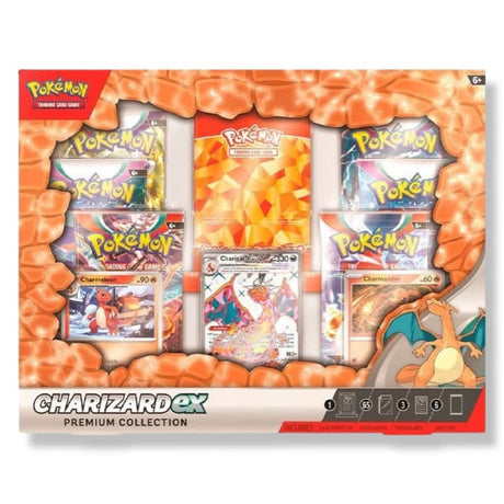 Pokemon Charizard ex Premium Collection Detailansicht Inhalt EN – bei CardsRfun
