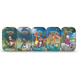 Alle 5 Crown Zenith Mini Tin Designs: Marnie, Hop, Leon, Sonia und Professor Magnolia – bei CardsRfun