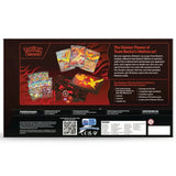 Pokemon Team Rocket's Moltres ex Ultra Premium Collection Rückseite mit Inhaltsliste