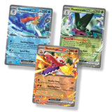 Paldea Partners Tin Inhalt – 4 Booster Packs aus Astral Radiance, Obsidian Flames, Scarlet und Violet