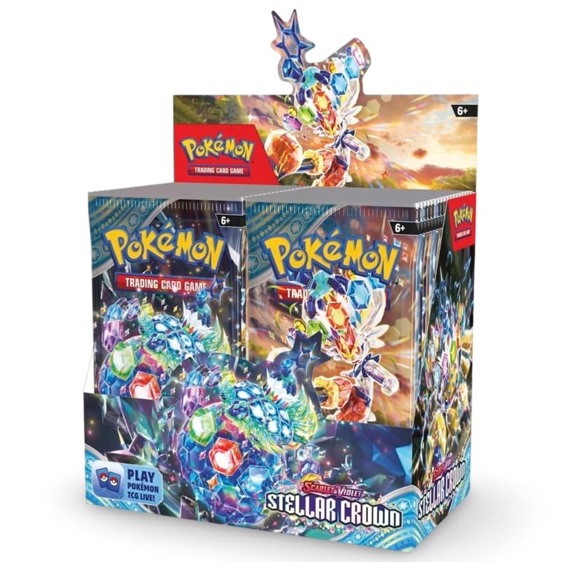 Pokemon Stellar Crown Booster Display mit 36 Boosterpacks – bei CardsRfun