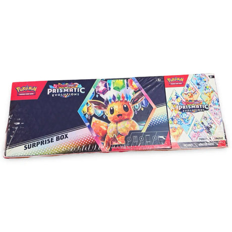 Pokemon Prismatic Evolutions Surprise Box & Booster Bundle - 2 Pack (US exklusive) CardsRfun