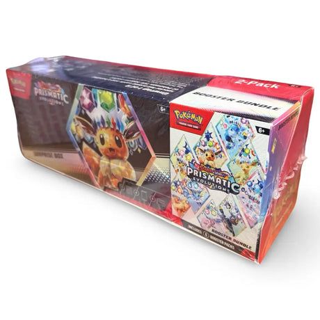 Pokemon Prismatic Evolutions Surprise Box & Booster Bundle - 2 Pack (US exklusive) CardsRfun