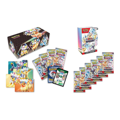 Pokemon Prismatic Evolutions Surprise Box & Booster Bundle - 2 Pack (US exklusive) CardsRfun