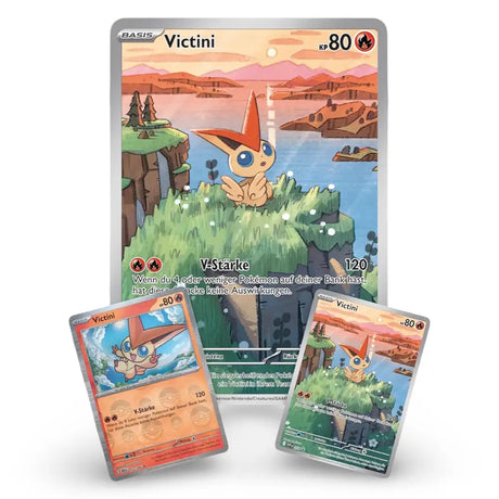 Pokemon Schwarze Blitze & Weiße Flammen - Victini Illustration Kollektion CardsRfun